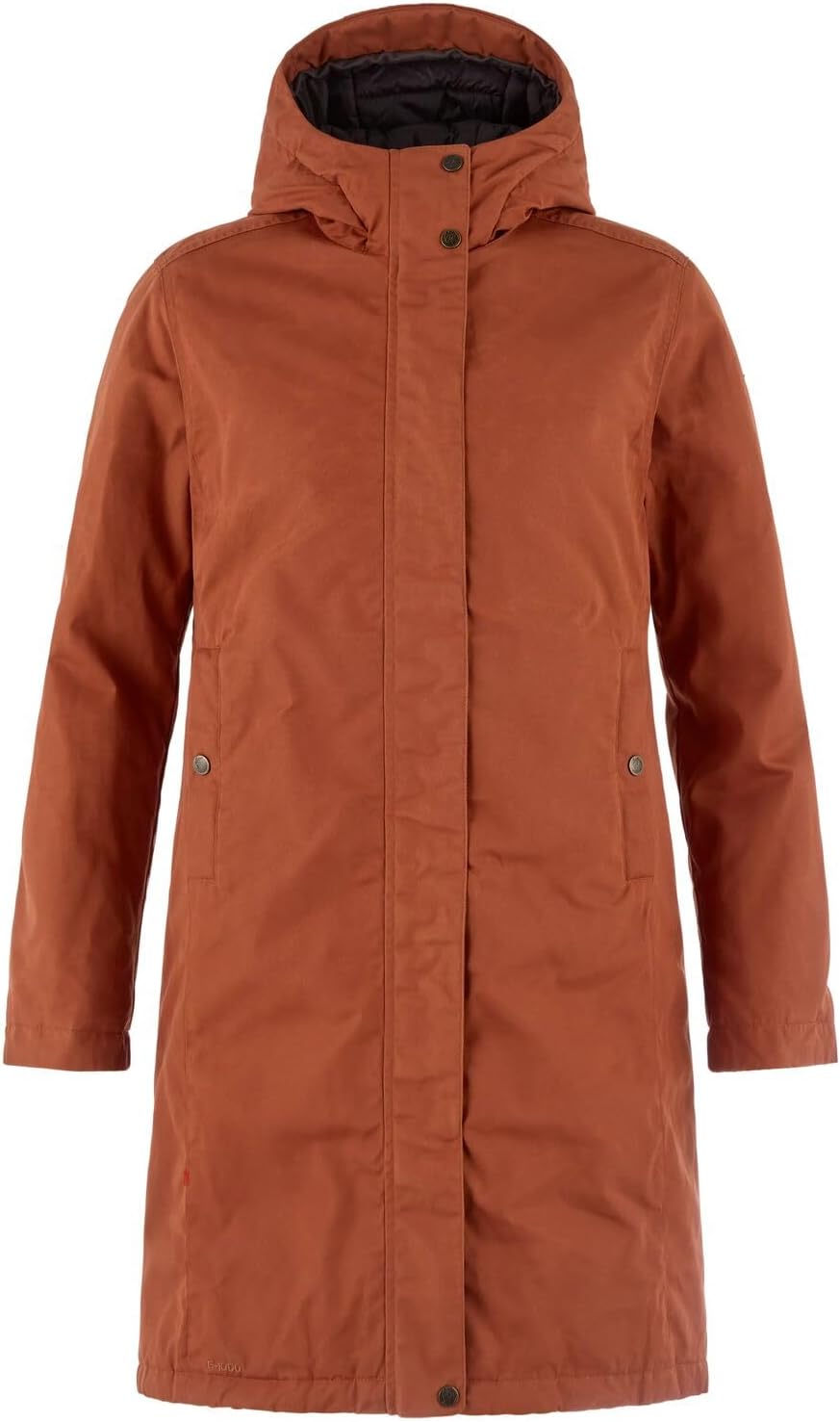 Fjallraven Kiruna Hydratic Padded Women's Insulated Parka Jacket Autumn Leaf