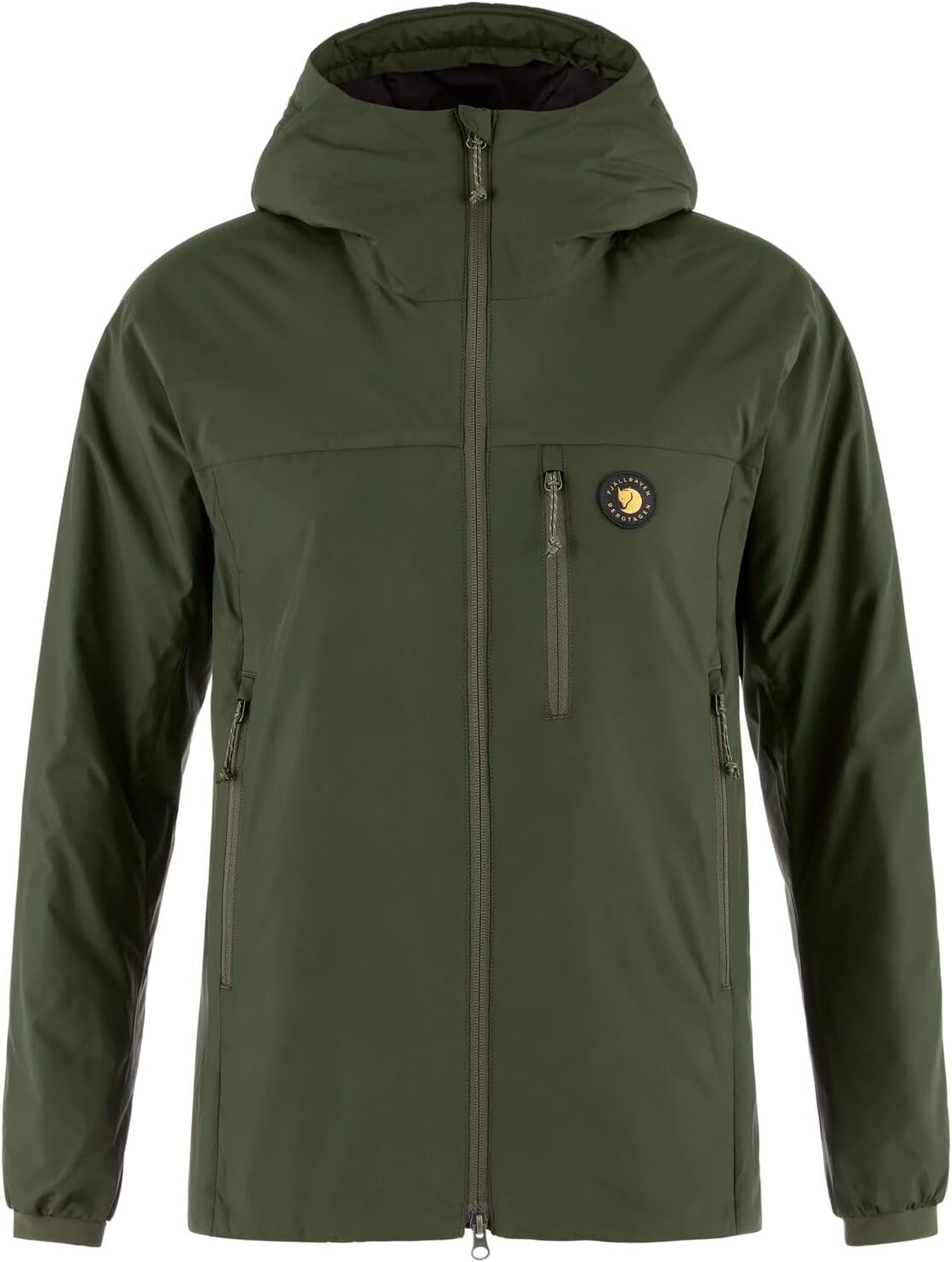 Fjällräven Bergtagen 60 Insulation Women's Jacket - Lightweight Insulation, Packable Warmth, Technical Fit - Hiking, Trekking Deep Forest/Black