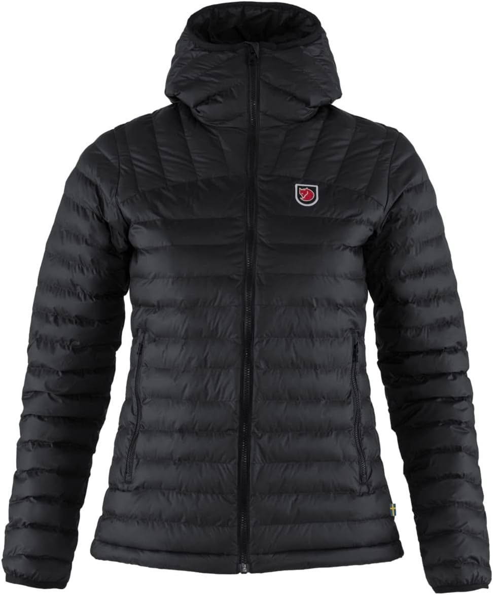 Fjallraven Expedition Latt Women's Insulated Full-Zip Midlayer Hoody Black