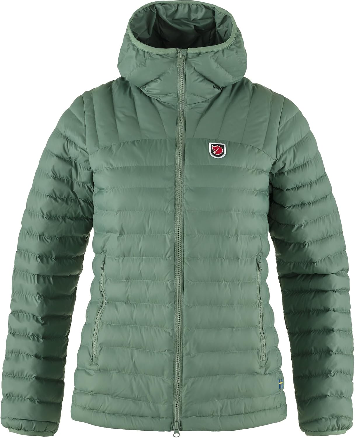 Fjallraven Expedition Latt Women's Insulated Full-Zip Midlayer Hoody Patina Green