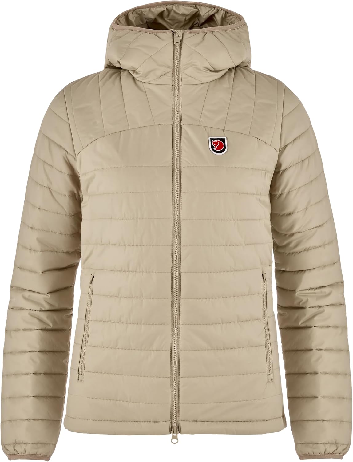 Fjallraven Expedition Latt Women's Insulated Full-Zip Midlayer Hoody Fossil