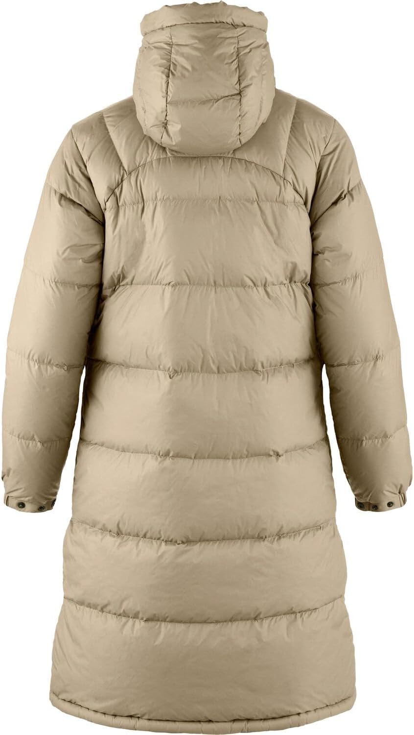 Fjallraven Expedition Long Down Women's Insulated Jacket - Water Resistant Fossil