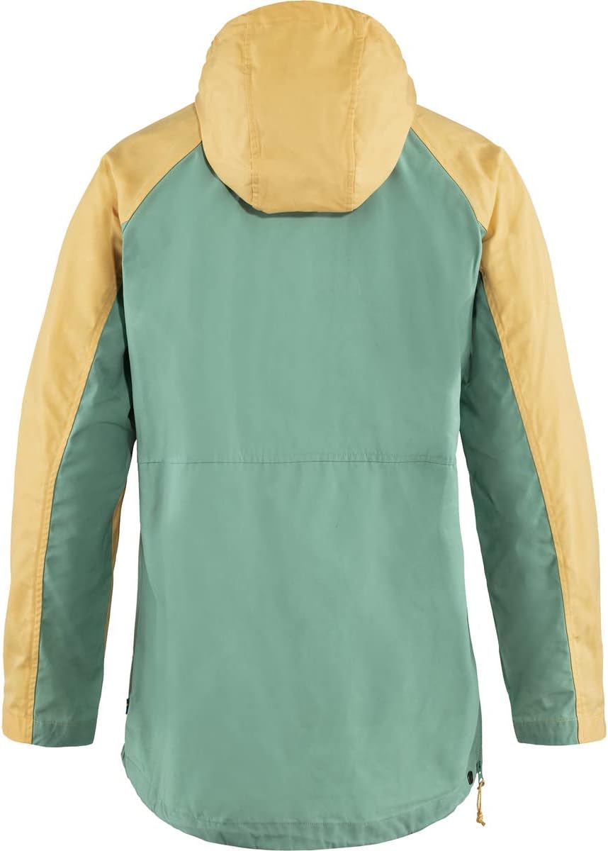 Fjallraven Vardag Men's Shell Anorak Jacket Mais Yellow/Aloe Green