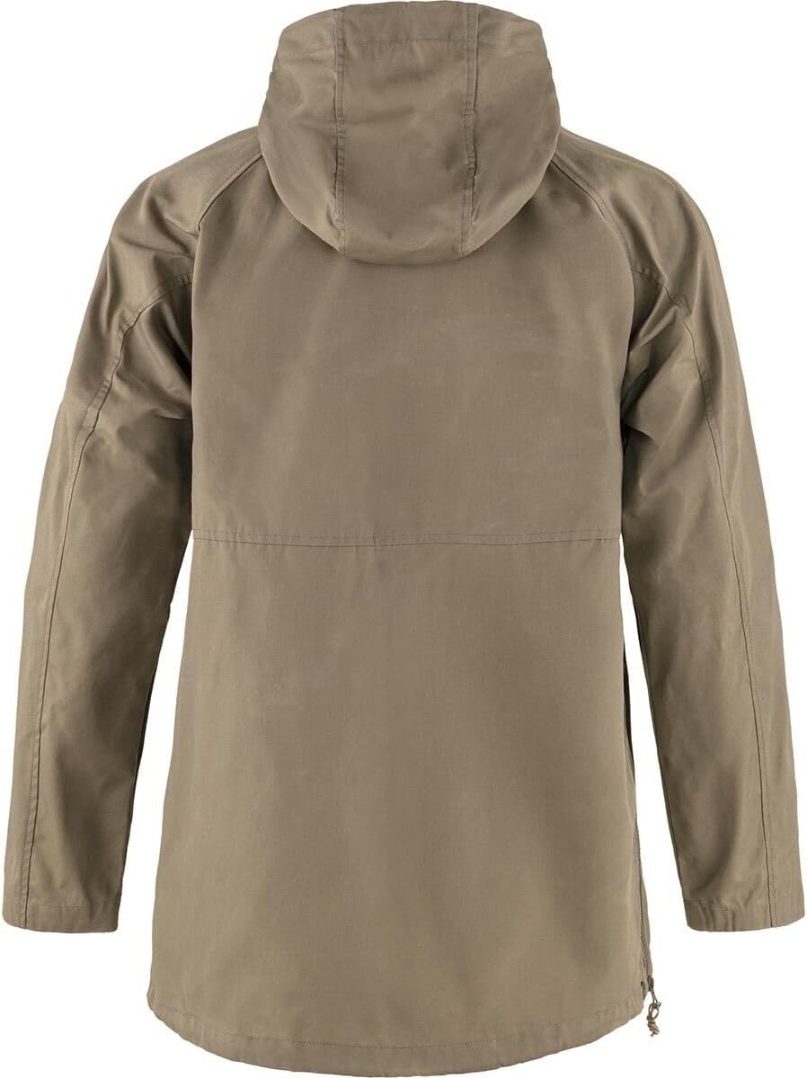 Fjallraven Vardag Men's Shell Anorak Jacket Suede Brown