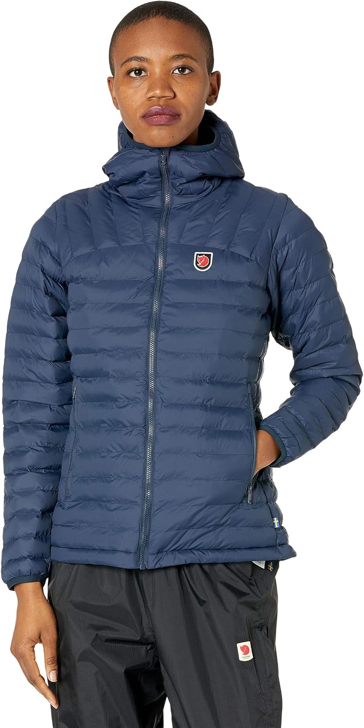 Fjallraven Expedition Latt Women's Insulated Full-Zip Midlayer Hoody Navy