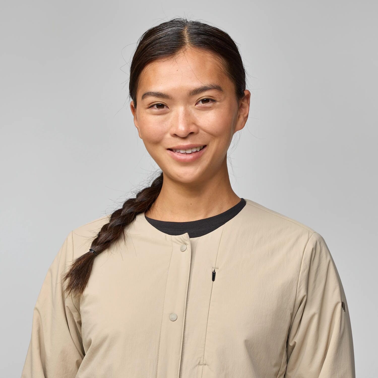 Fjallraven HC Insulated Women's Insulated Full-Zip Midlayer Jacket Fossil