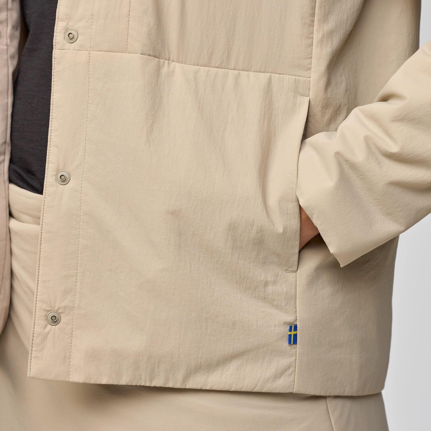 Fjallraven HC Insulated Women's Insulated Full-Zip Midlayer Jacket Fossil
