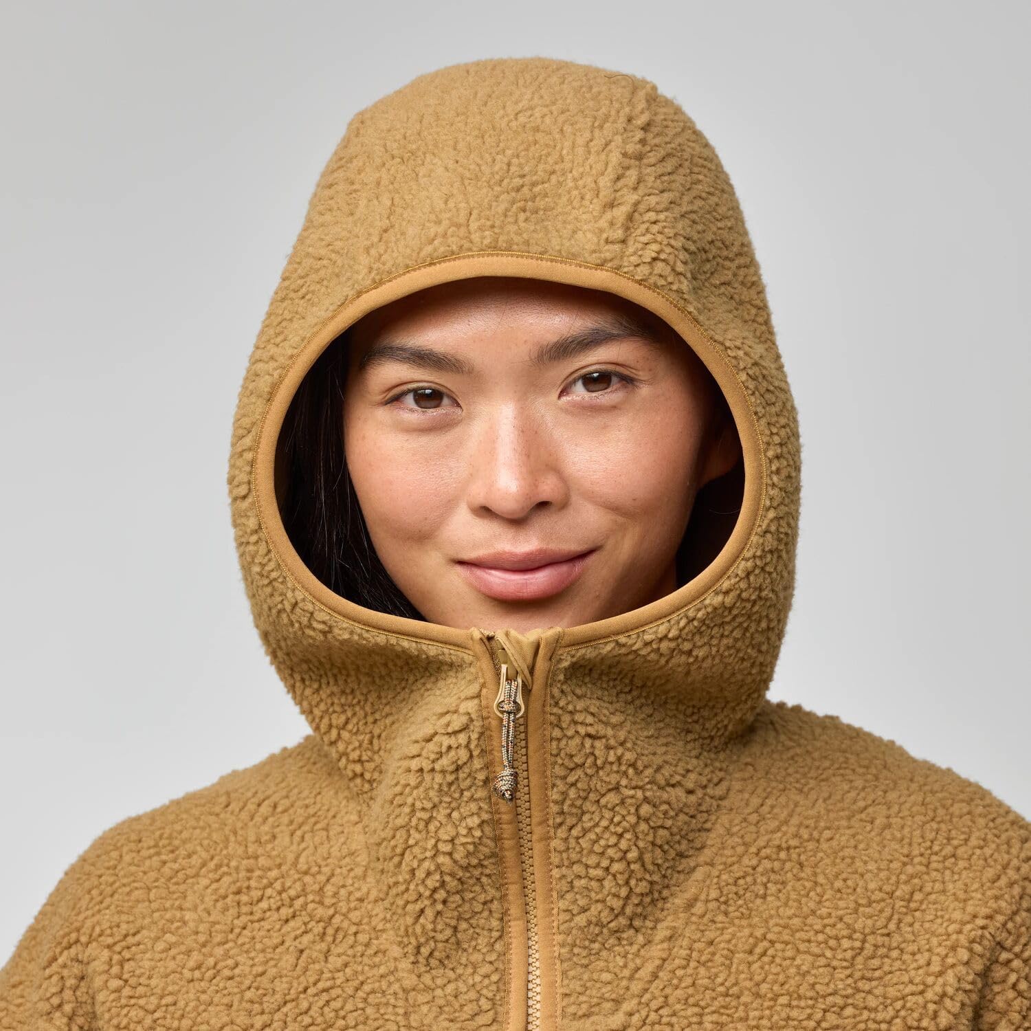 Fjallraven Vardag Pile Fleece Long Women's Fleece Full-Zip Midlayer Hoody Black