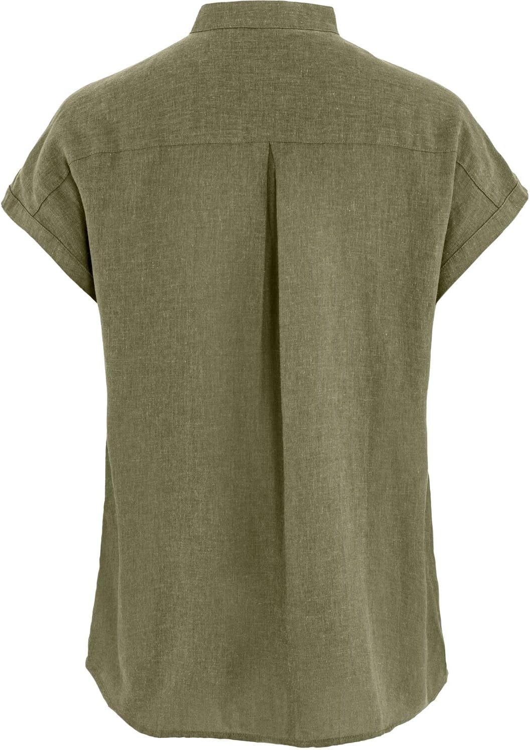 Fjällräven Women's Övik Hemp Shirt Short Sleeve Green