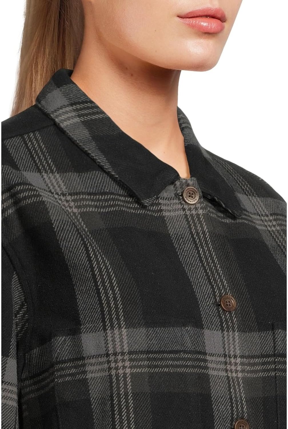 Fjallraven F86986550-048M Singi Flannel Overshirt W Black-Iron Grey M