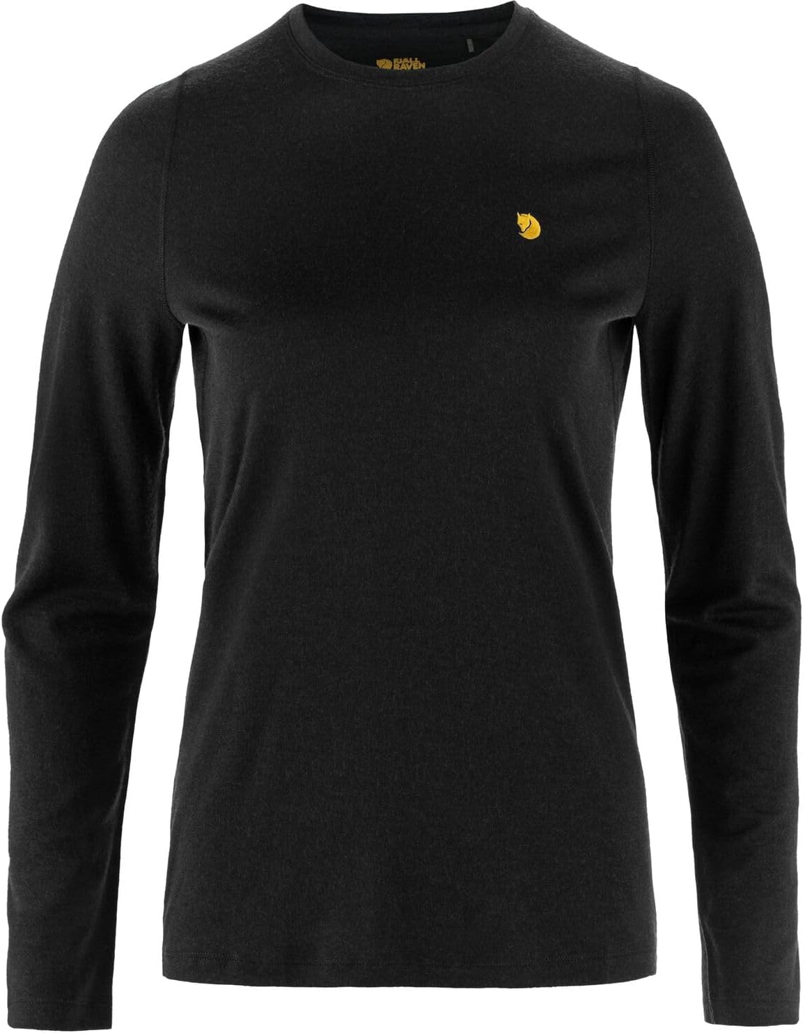 Fjällräven Bergtagen Merino 190 Women's Long Sleeve Shirt - Temperature Control, Breathable, Wool Warmth - Hiking, Trekking Black