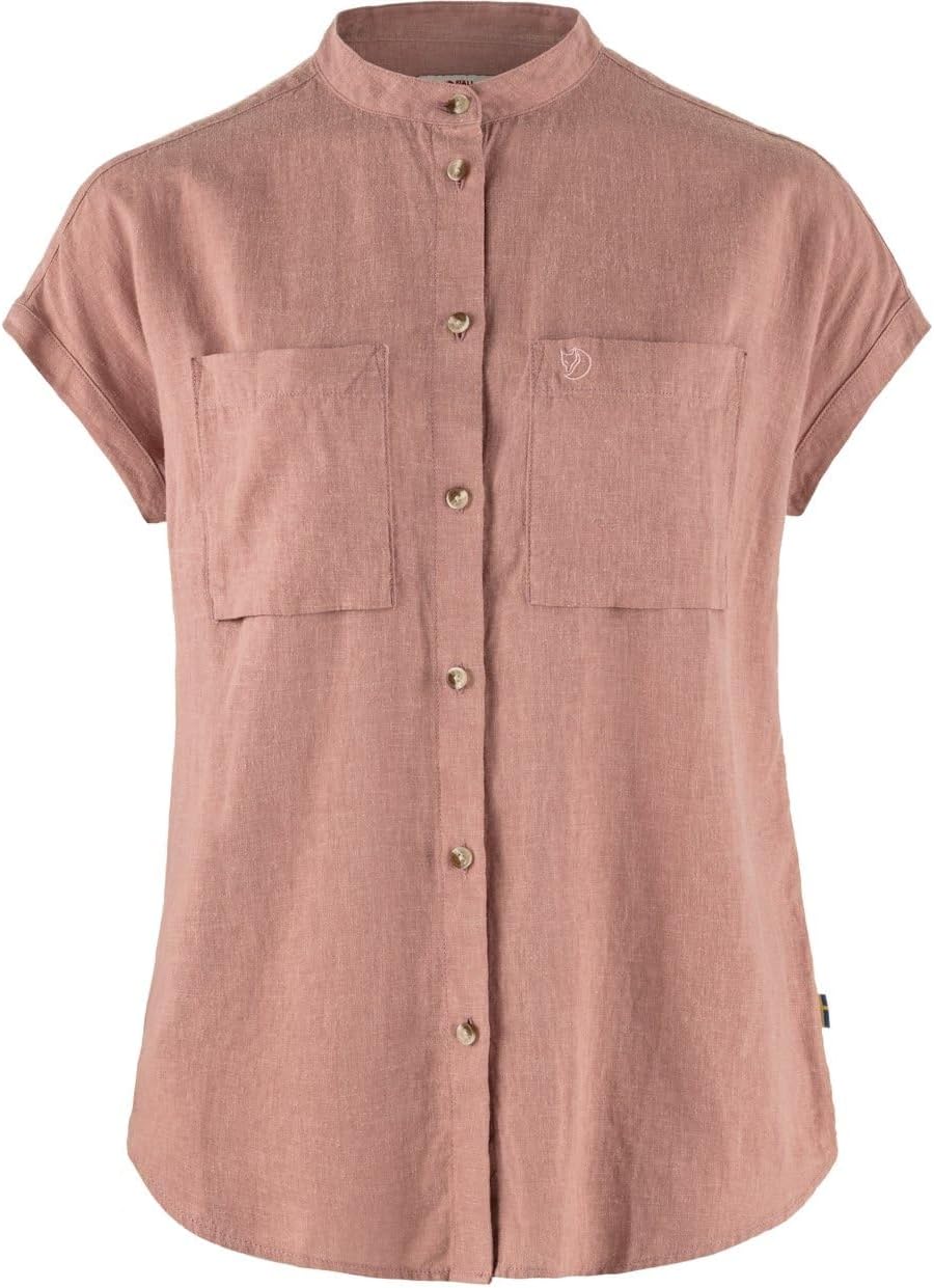 Fjällräven Övik Hemp Shirt SS Women's Shirt Dusty Rose