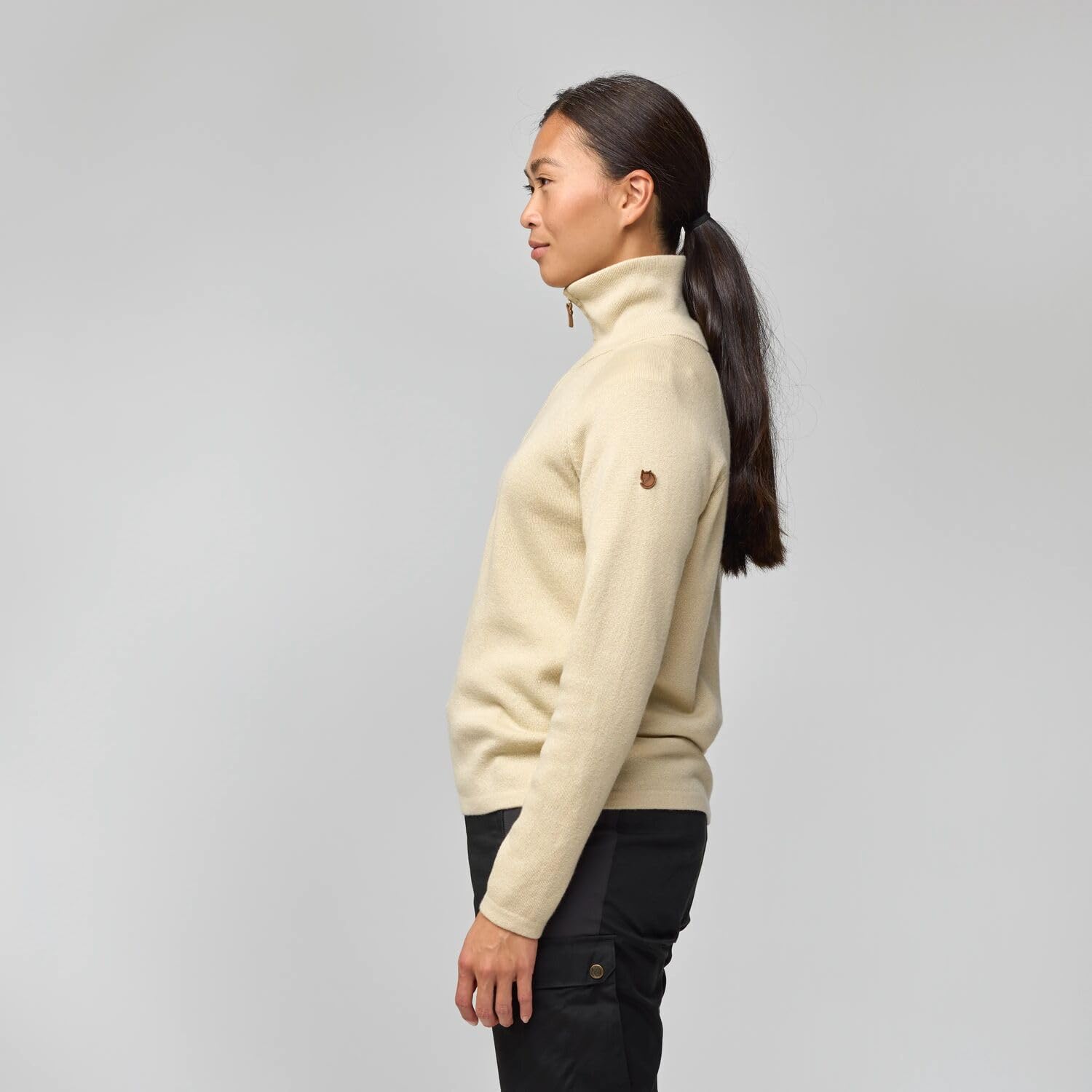 Fjällräven Övik Lite Half Zip Women's Sweater Dark Navy
