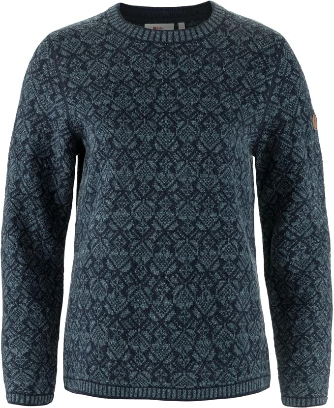 Fjällräven Snow Round Neck Sweater Women's Sweater Dark Navy