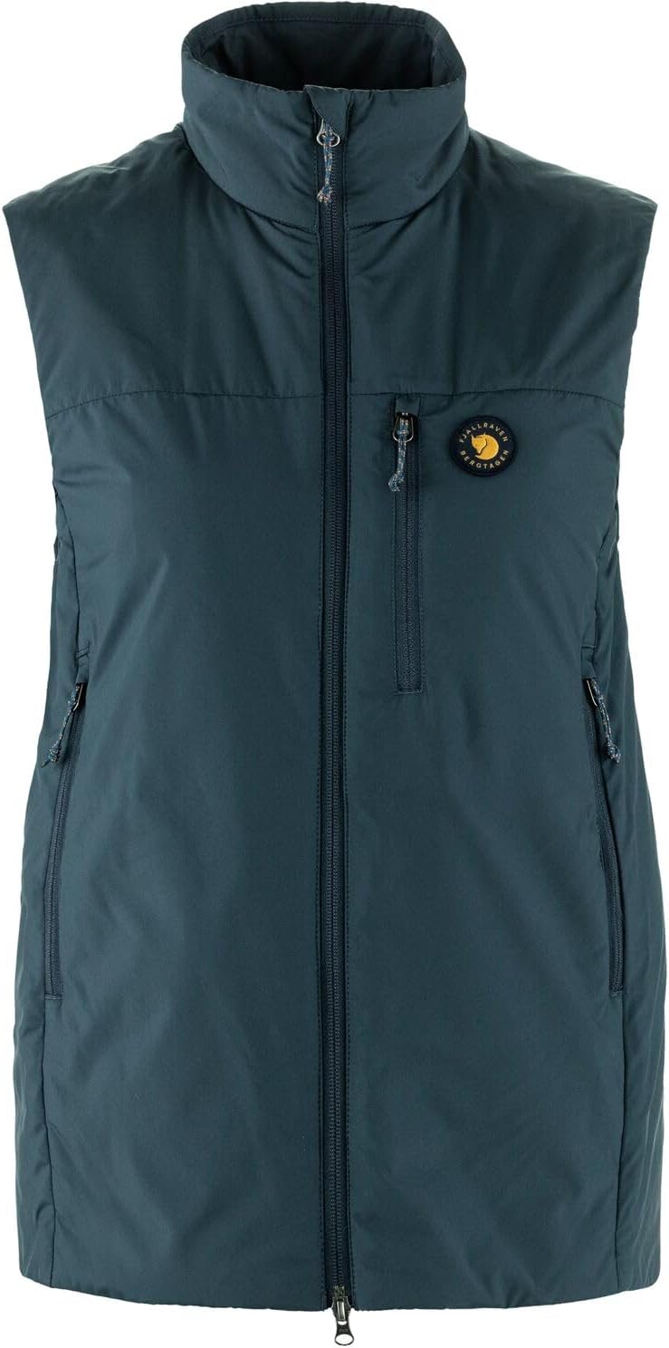 Fjällräven Bergtagen 60 Insulation Women's Vest - Lightweight Insulation, Packable Warmth, Technical Fit - Trekking Mountain Blue