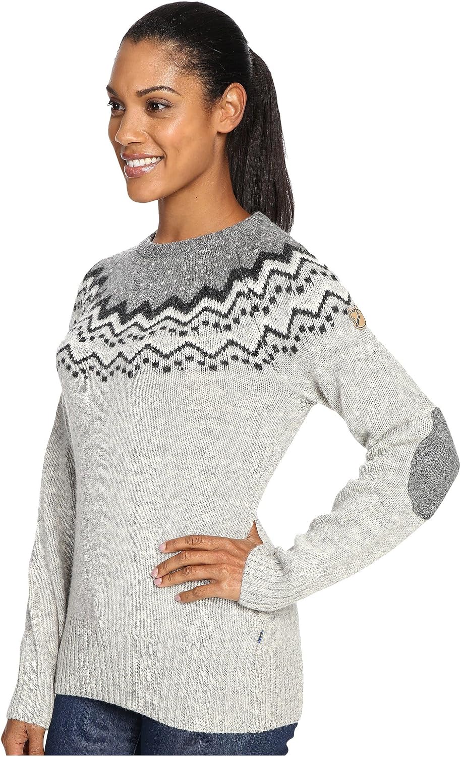Fjällräven Övik Knit Sweater Women's Sweater Grey
