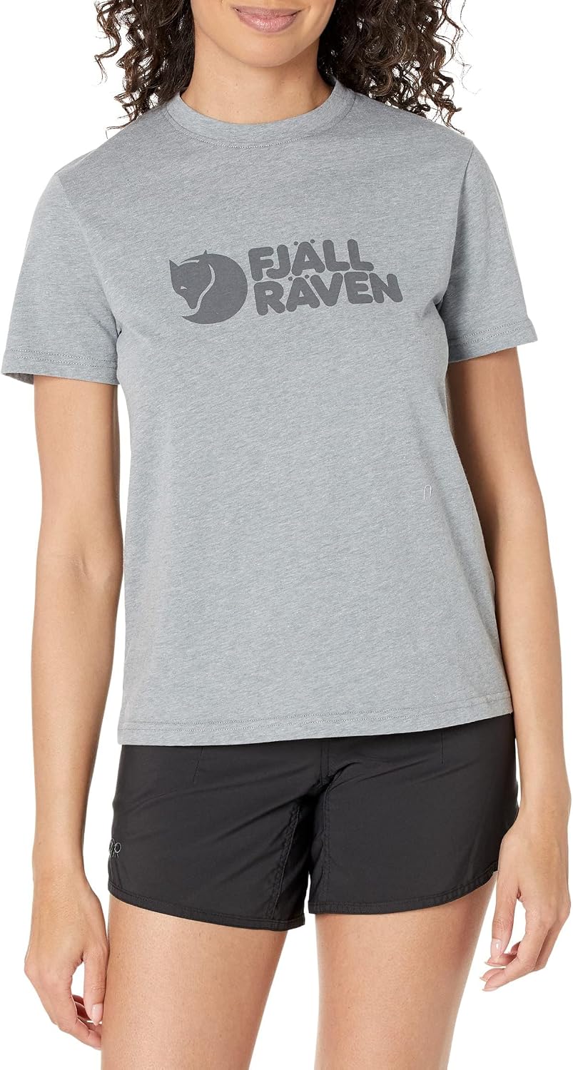 Fjällräven Logo Tee Women's T-Shirt Grey/Melange