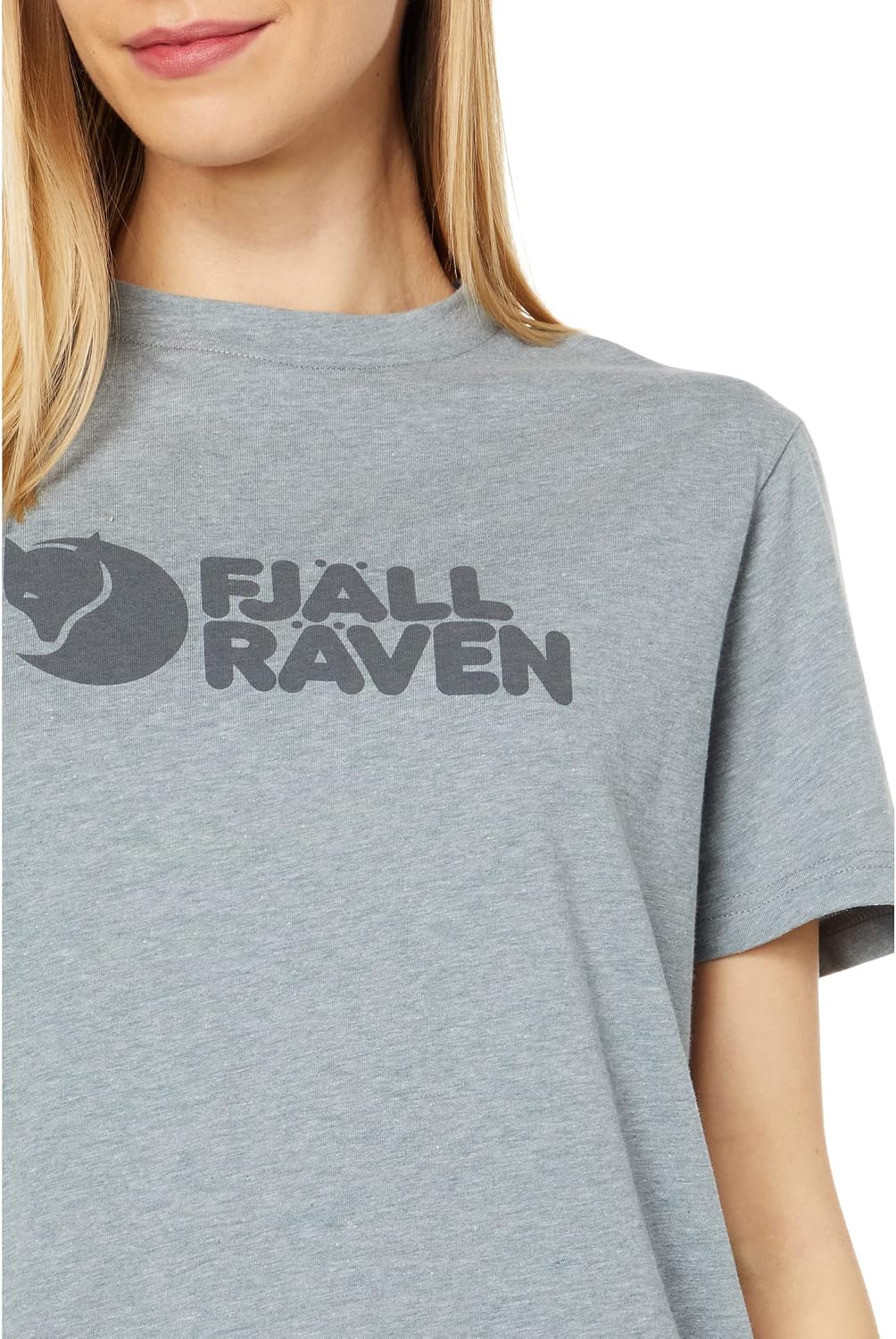 Fjällräven Logo Tee Women's T-Shirt Grey/Melange