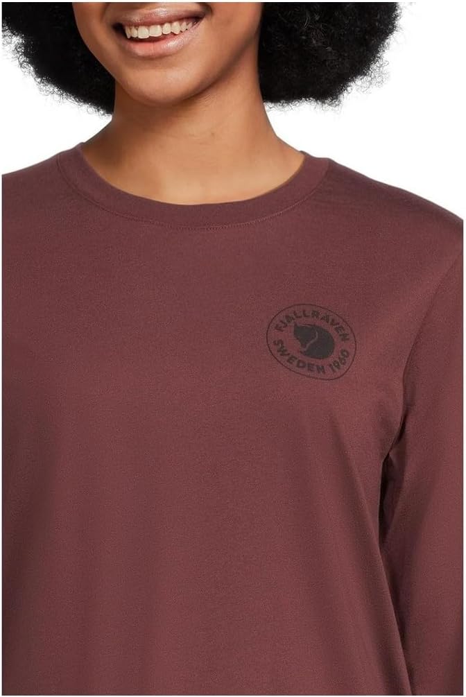 Fjällräven Women's 1960 Logo T-Shirt Long Sleeve Port