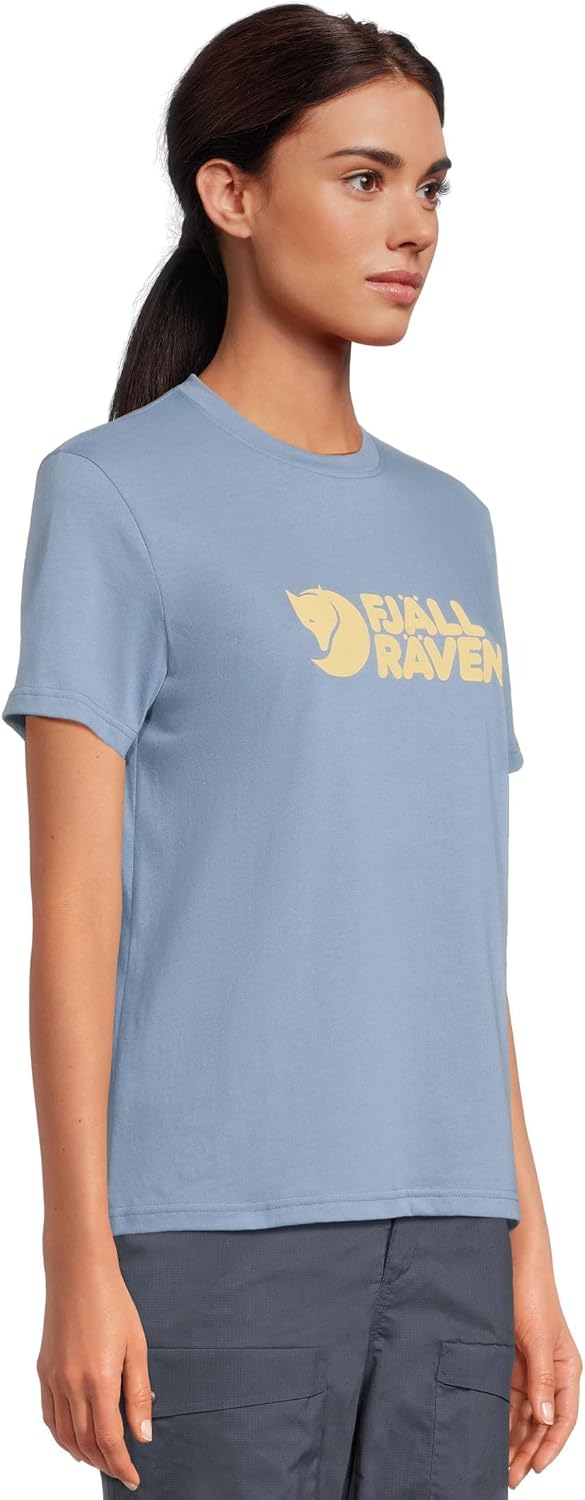 Fjällräven Logo Tee Women's T-Shirt Dawn Blue