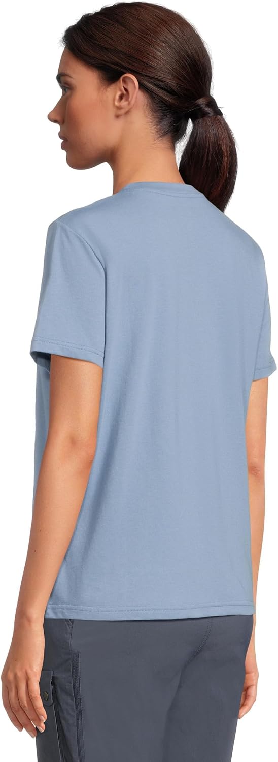 Fjällräven Logo Tee Women's T-Shirt Dawn Blue