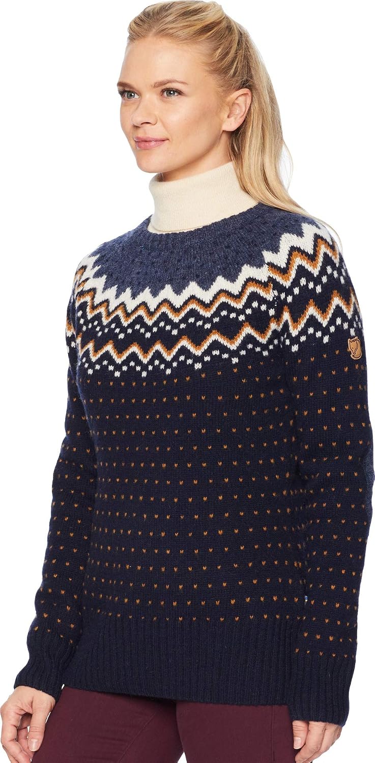 Fjällräven Övik Knit Sweater Women's Sweater Dark Navy