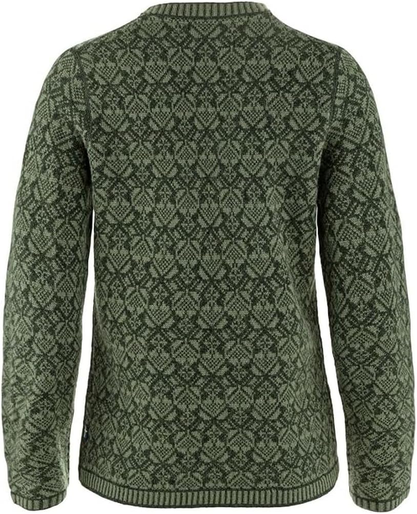 Fjällräven Snow Round Neck Sweater Women's Sweater Deep Forest