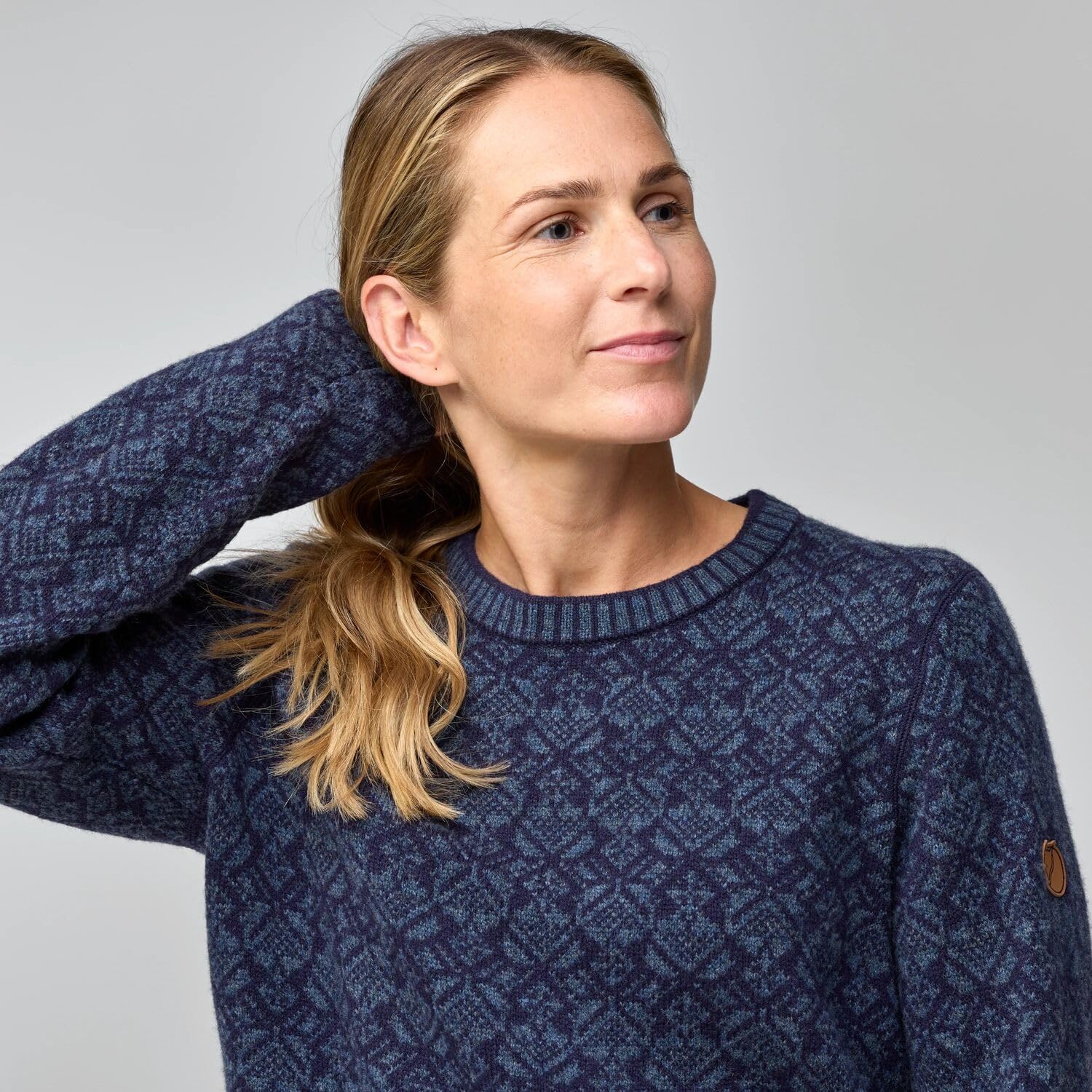 Fjällräven Snow Round Neck Sweater Women's Sweater Deep Forest