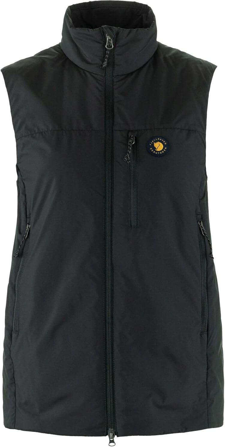 Fjällräven Bergtagen 60 Insulation Women's Vest - Lightweight Insulation, Packable Warmth, Technical Fit - Trekking Black