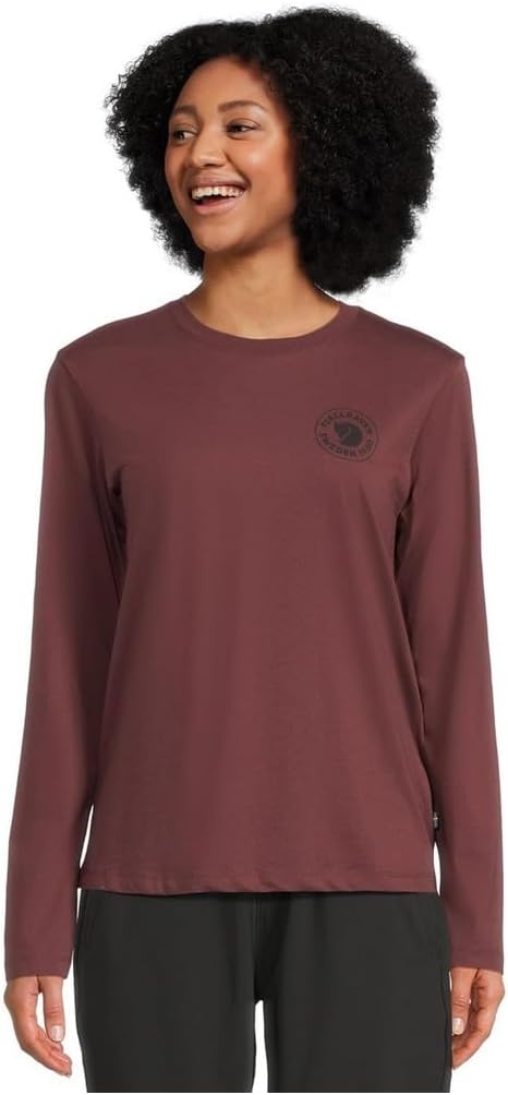Fjällräven Women's 1960 Logo T-Shirt Long Sleeve Port