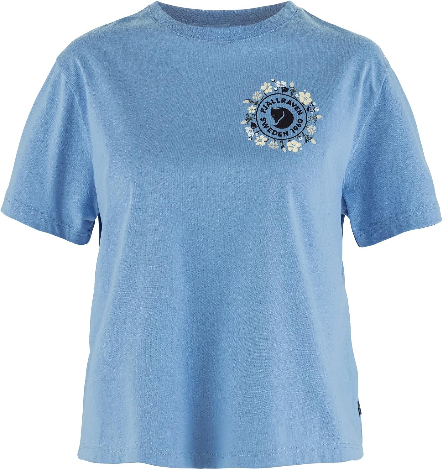 Fjallraven Fjallblomster Logo T-Shirt W Ultramarine