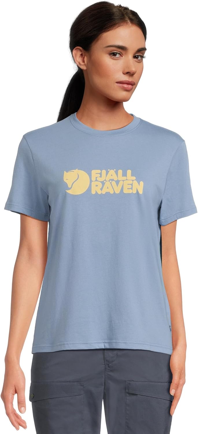 Fjällräven Logo Tee Women's T-Shirt Dawn Blue