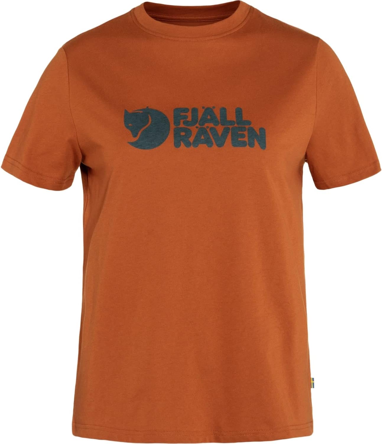 Fjällräven Logo Tee Women's T-Shirt Terracotta Brown