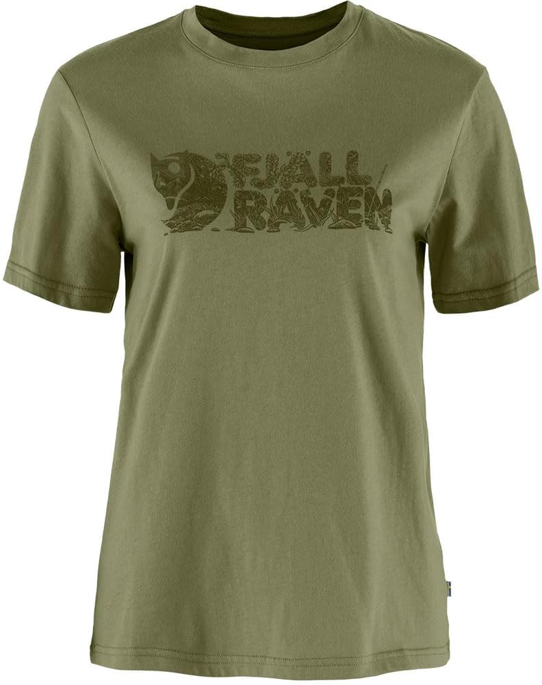 Fjällräven Lush Logo T-Shirt Women's Shirt Green