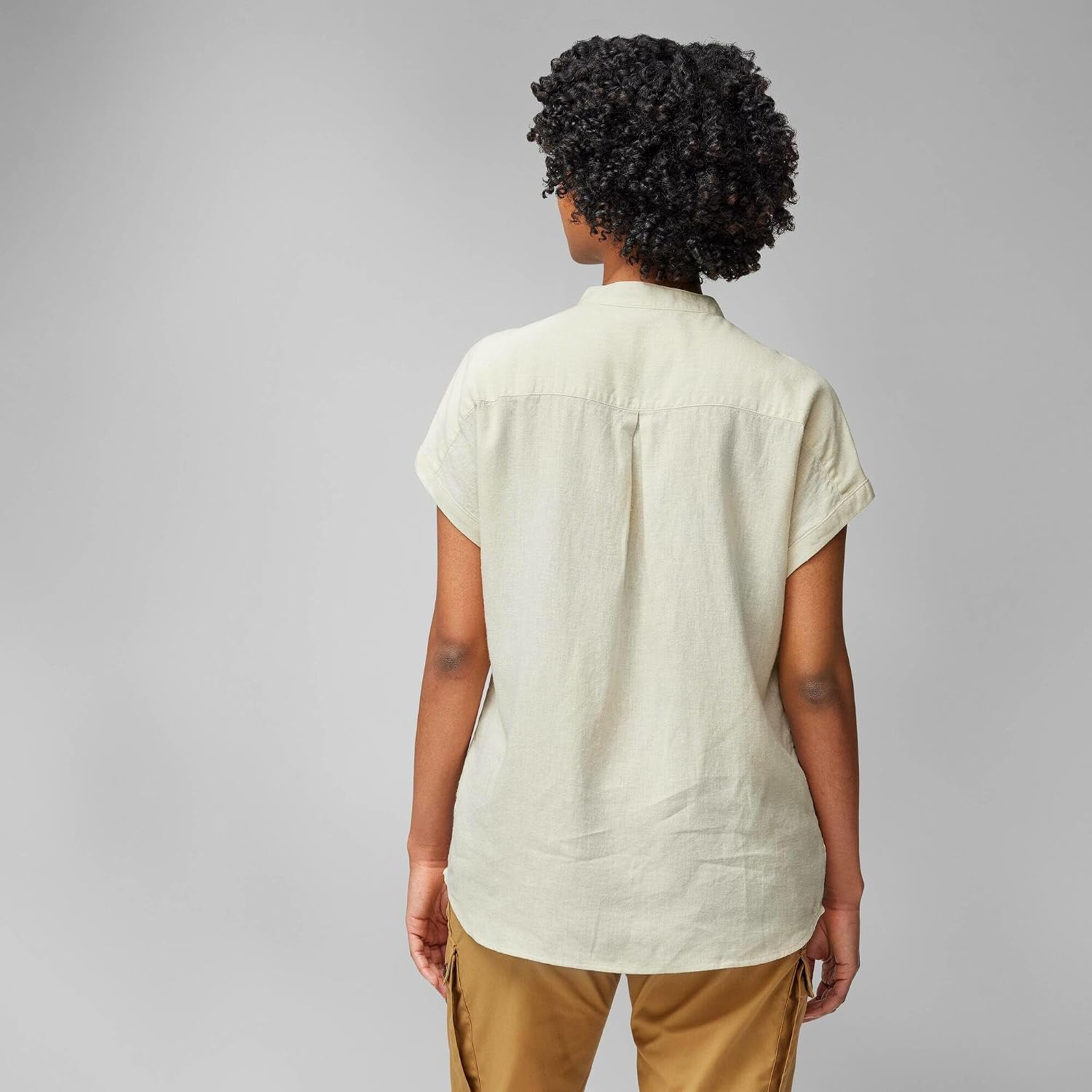 Fjällräven Övik Hemp Shirt SS Women's Shirt Chalk White