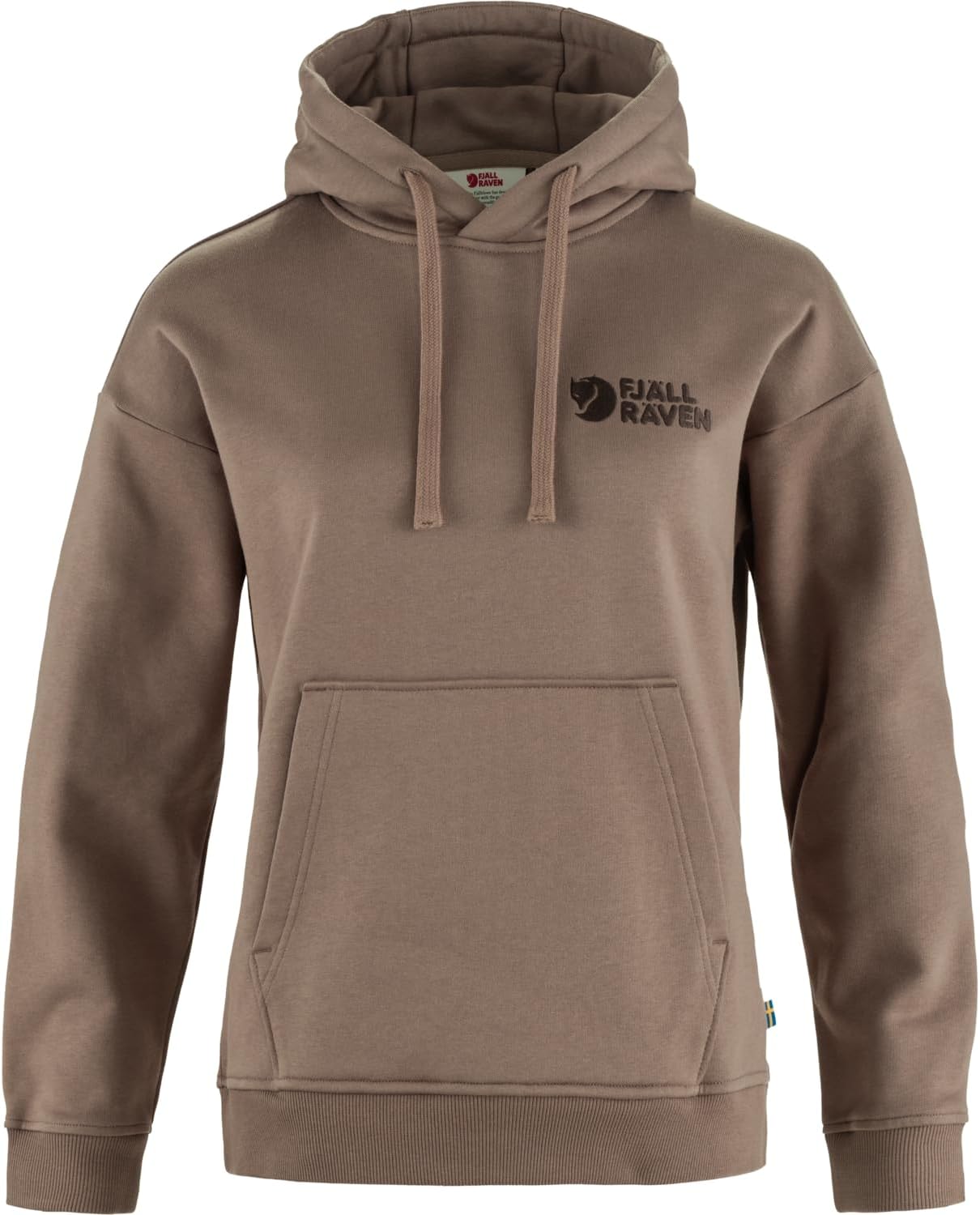 Fjallraven Classic Women's Round Neck Sweatshirt - Relaxed Fit Suede Brown