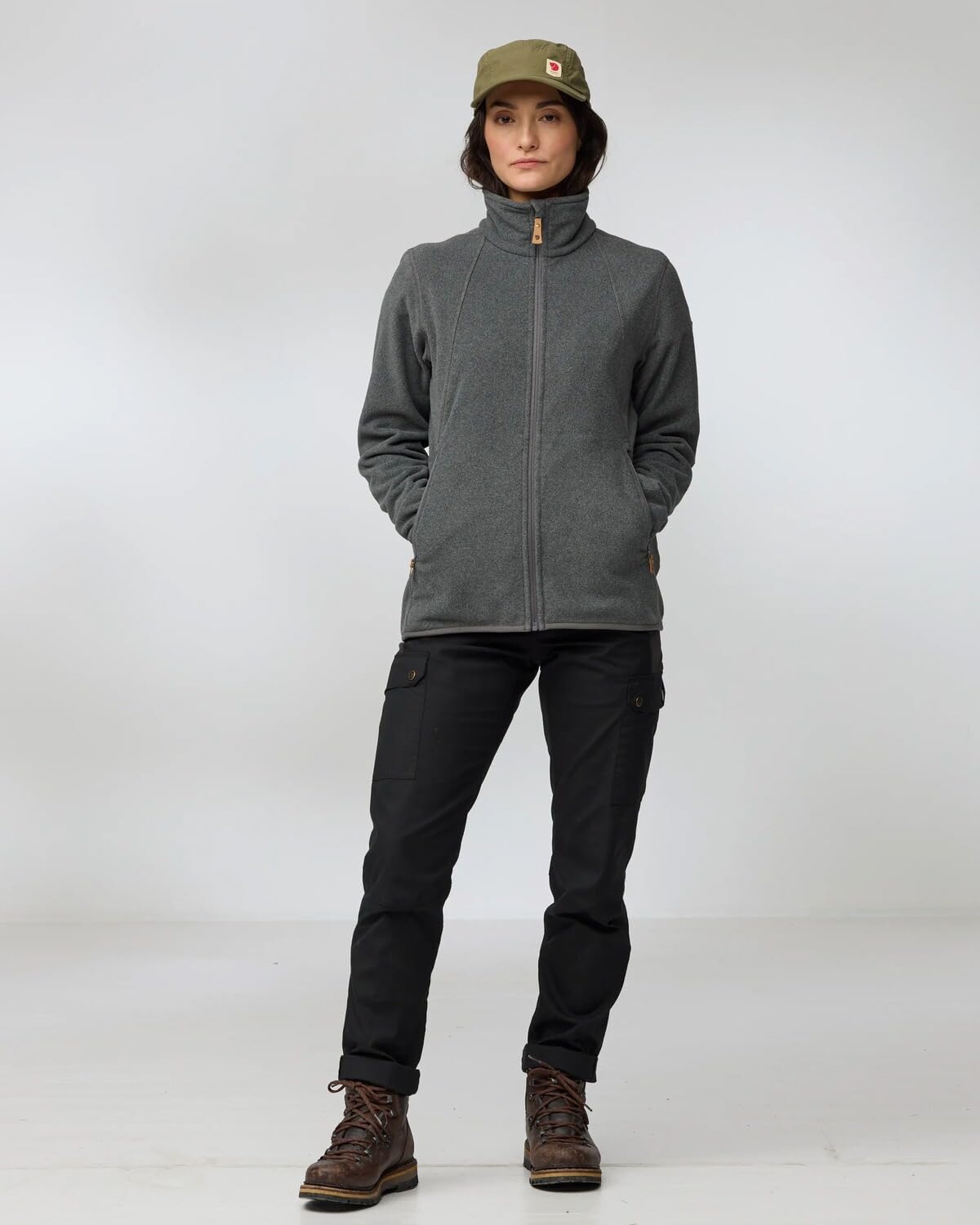 Fjallraven - Women's Stina Fleece Dark Grey