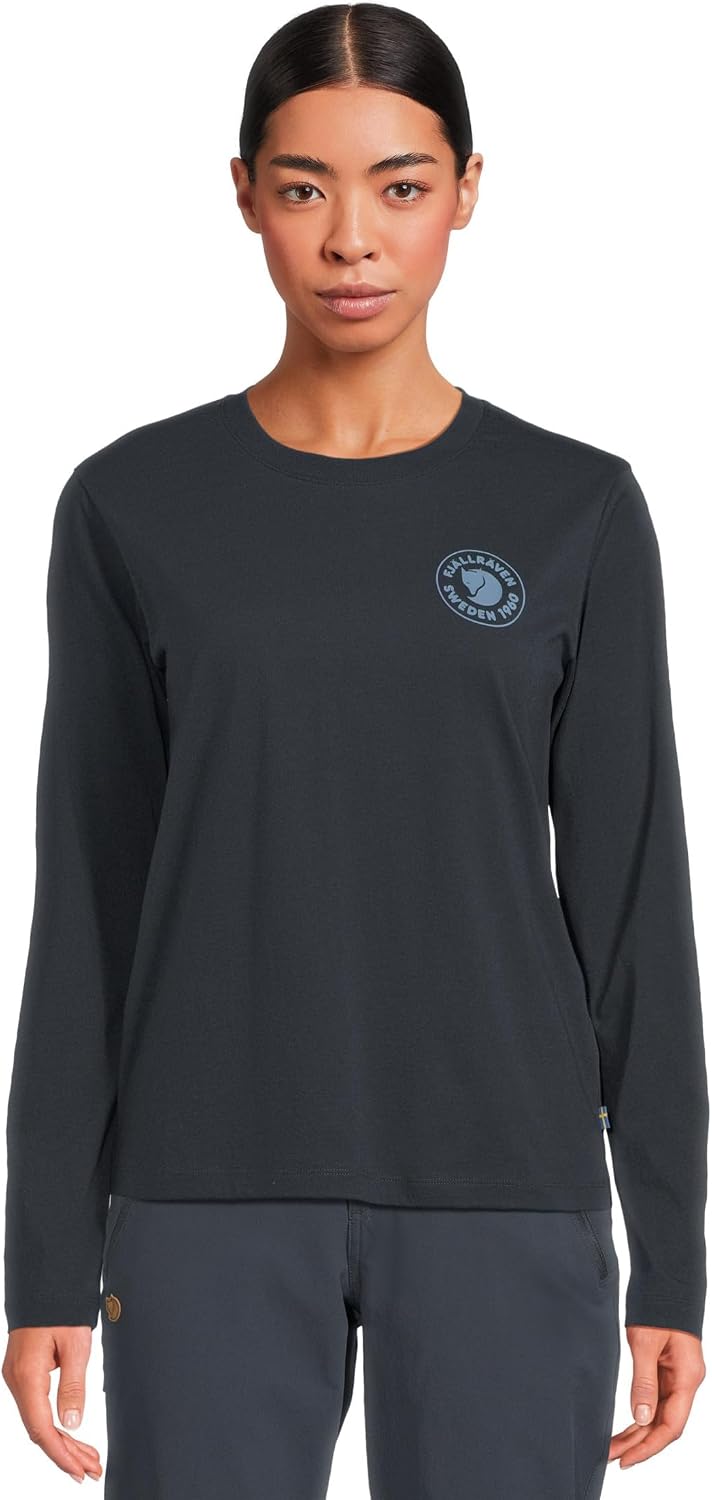 Fjällräven Women's 1960 Logo T-Shirt Long Sleeve Dark Navy