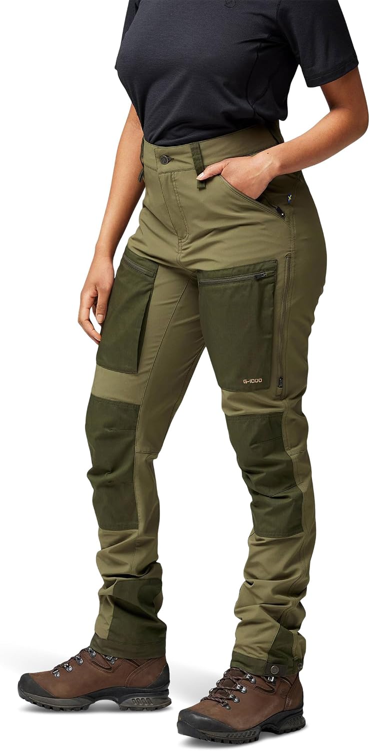 Fjällräven Womens Keb Agile Trousers Laurel Green/Deep Forest 38 R