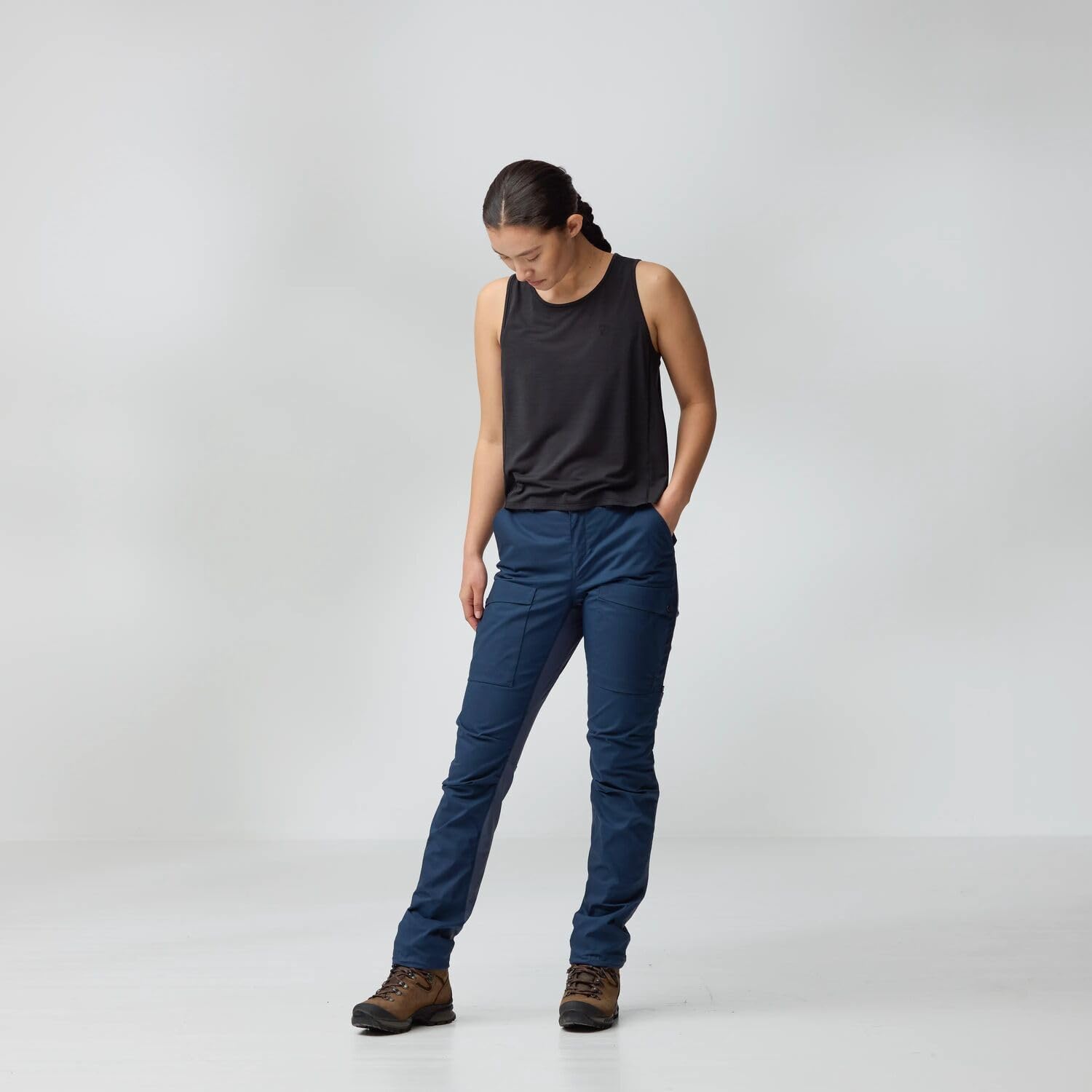 Fjällräven Women's Abisko Hybrid Trail Trousers W Black