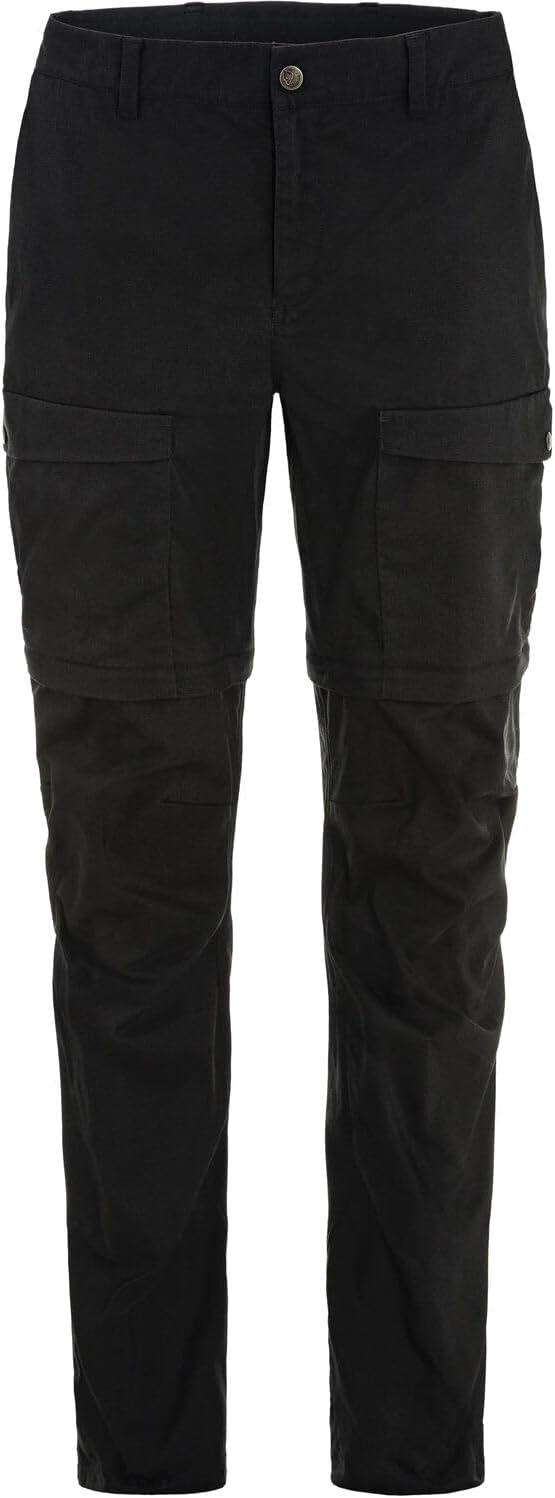 Fjällräven Women's Abisko Hybrid Trail Trousers Zip-Off Black
