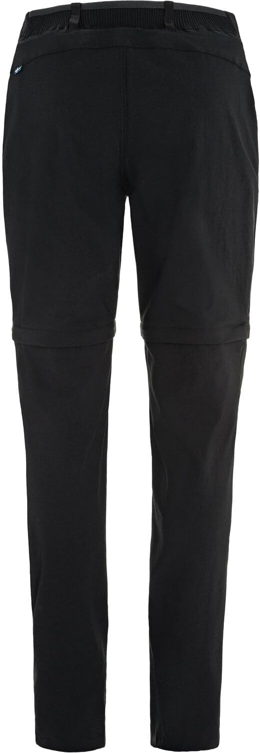 Fjällräven Women's Abisko Hybrid Trail Trousers Zip-Off Black