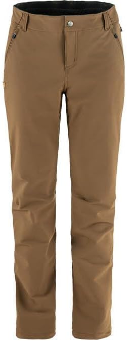 Fjallraven Abisko Winter Stretch Women's Shell Hiking Pants Wood Brown