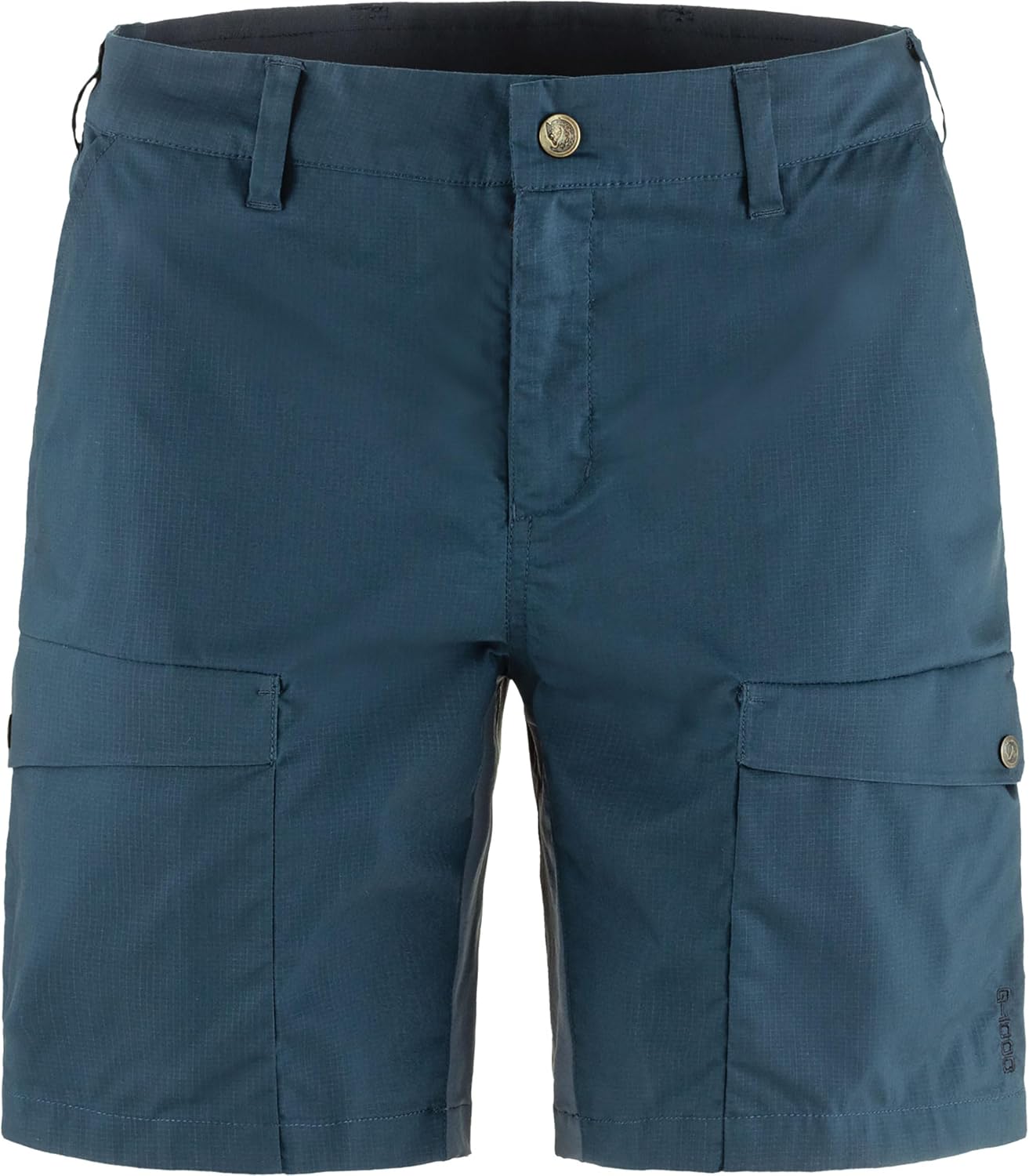 Fjällräven Abisko Hybrid Trail Women's Shorts - Stretch Panels, Reinforced Areas, Durable Fabric - Hiking, Trekking Navy