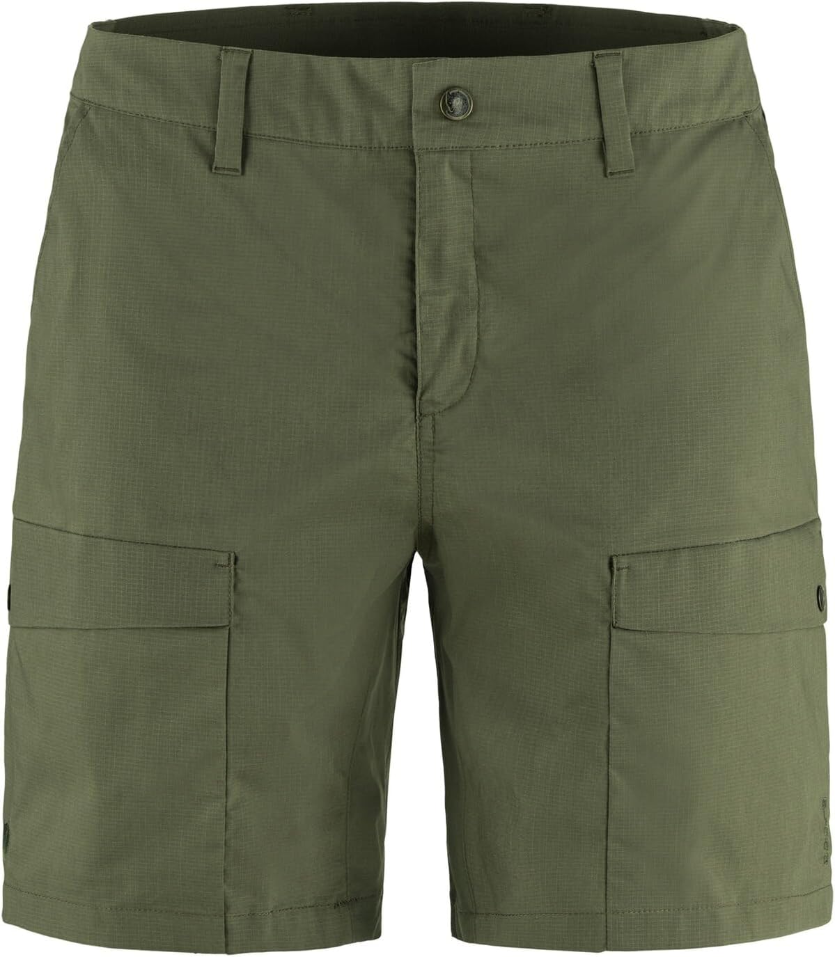 Fjällräven Abisko Hybrid Trail Women's Shorts - Stretch Panels, Reinforced Areas, Durable Fabric - Hiking, Trekking Laurel Green