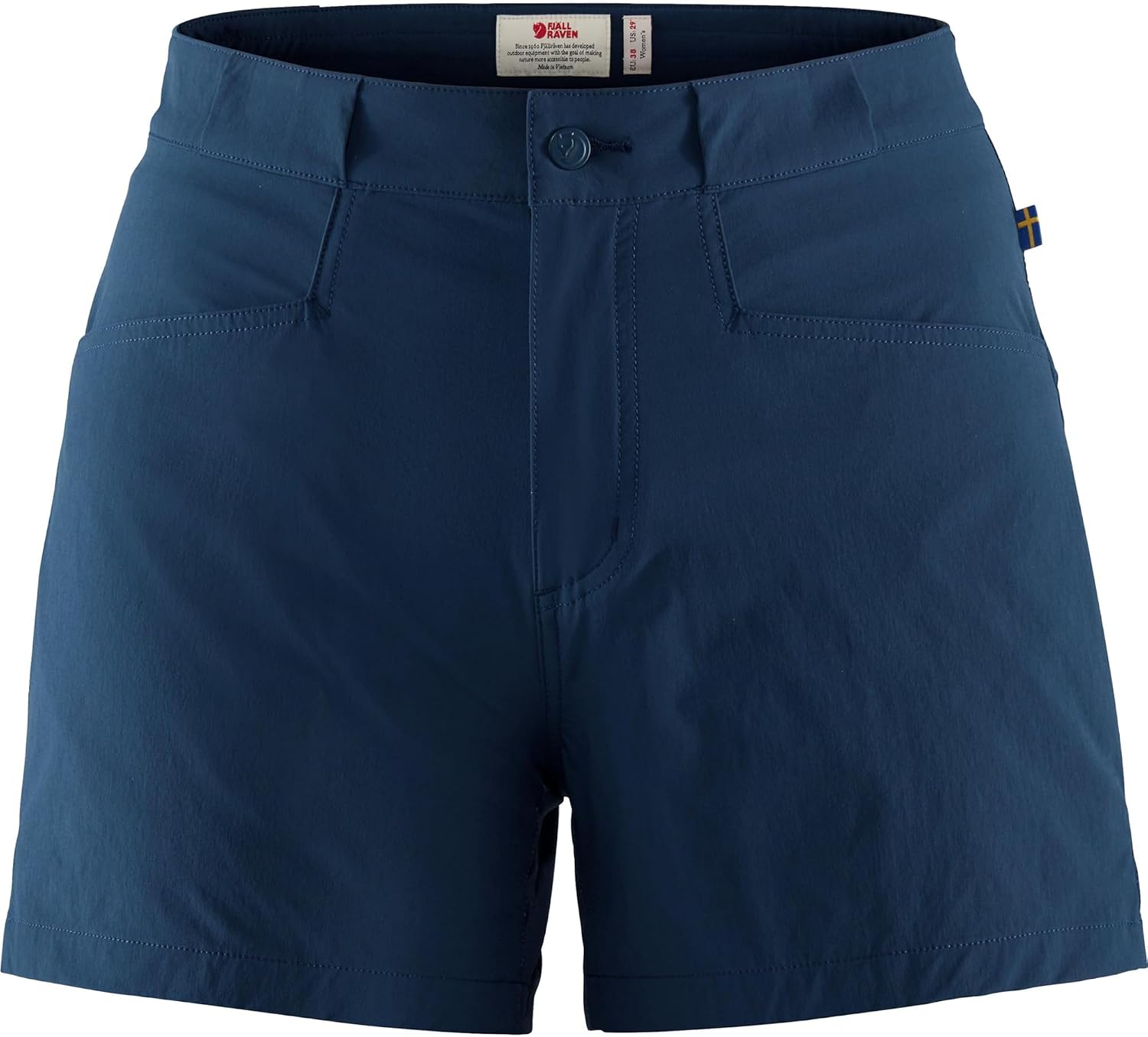 Fjällräven High Coast Lite Women's Shorts - Quick Dry, Lightweight, Stretch Fabric, Trail Mobility - Hiking, Trekking Navy