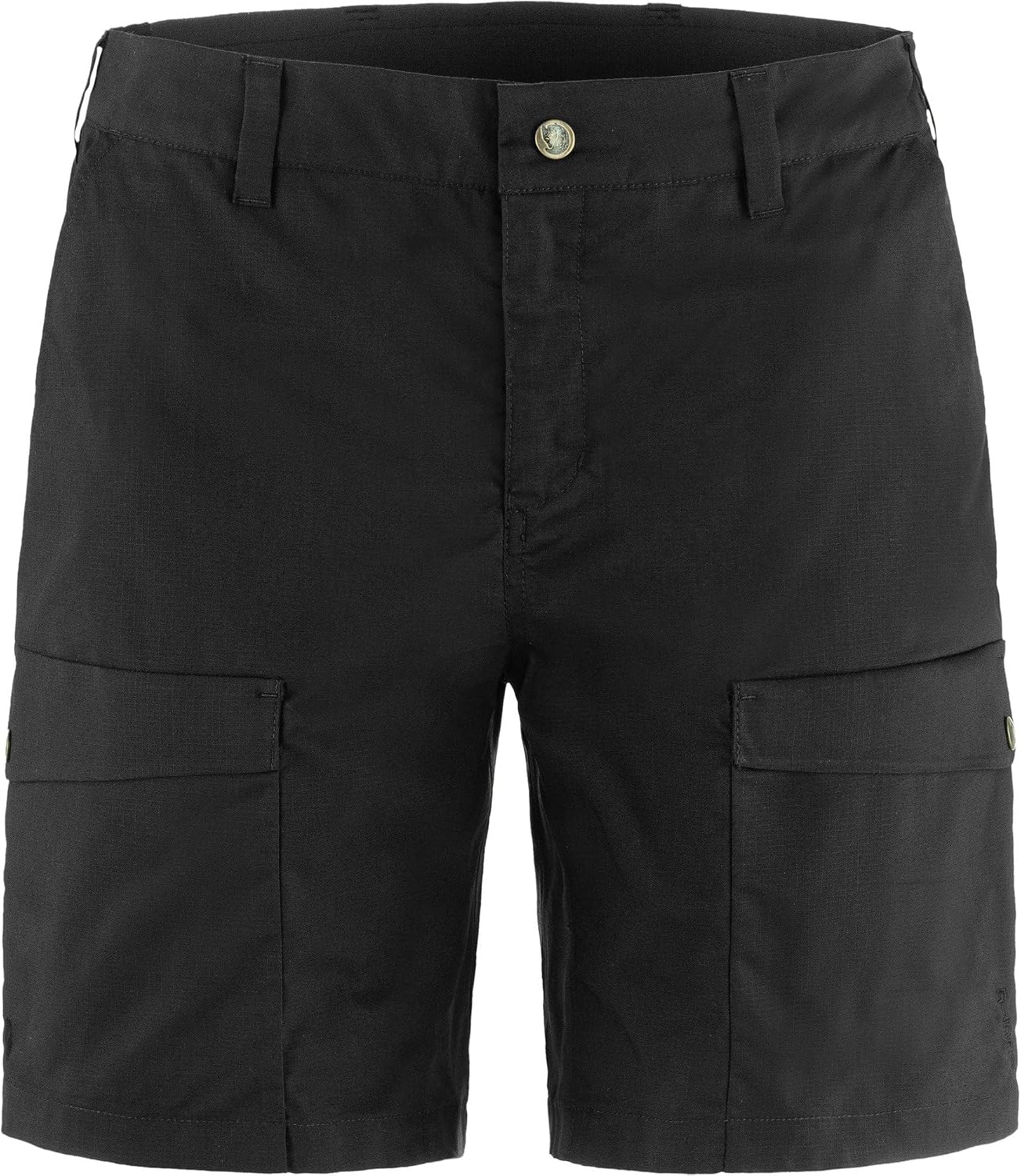 Fjällräven Abisko Hybrid Trail Women's Shorts - Stretch Panels, Reinforced Areas, Durable Fabric - Hiking, Trekking Black