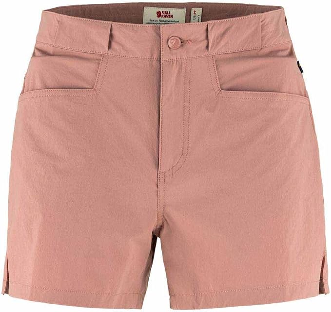 Fjällräven High Coast Lite Women's Shorts - Quick Dry, Lightweight, Stretch Fabric, Trail Mobility - Hiking, Trekking Dusty Rose