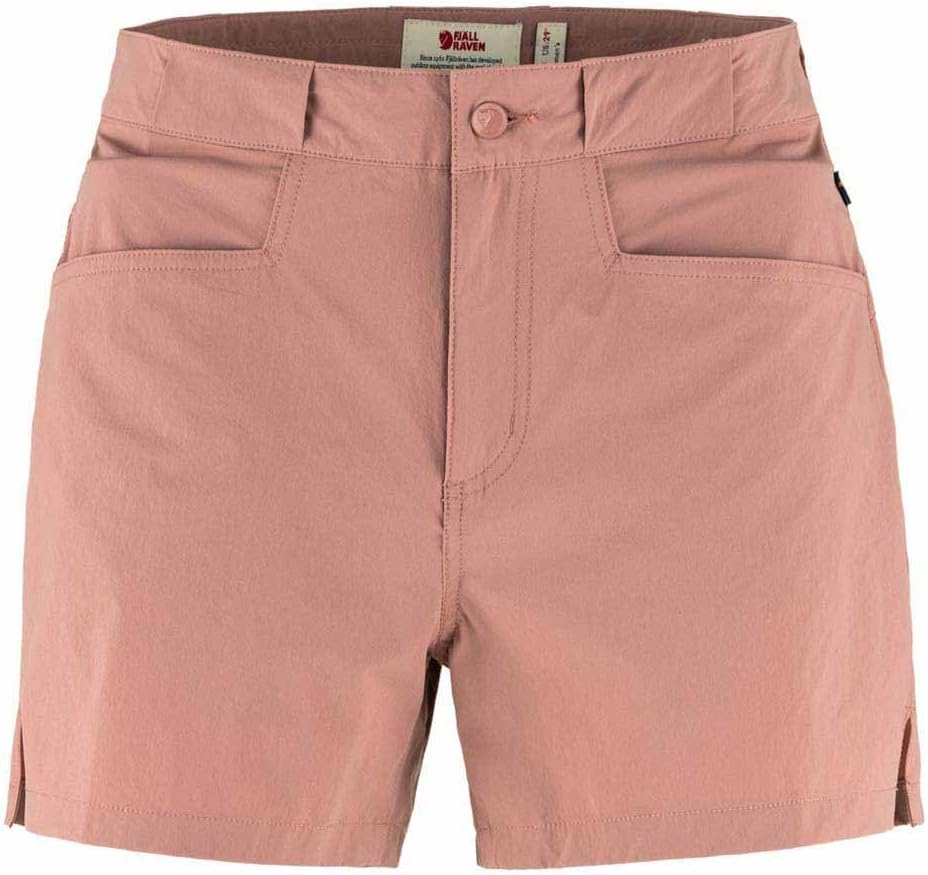 Fjällräven High Coast Lite Women's Shorts - Quick Dry, Lightweight, Stretch Fabric, Trail Mobility - Hiking, Trekking Dusty Rose