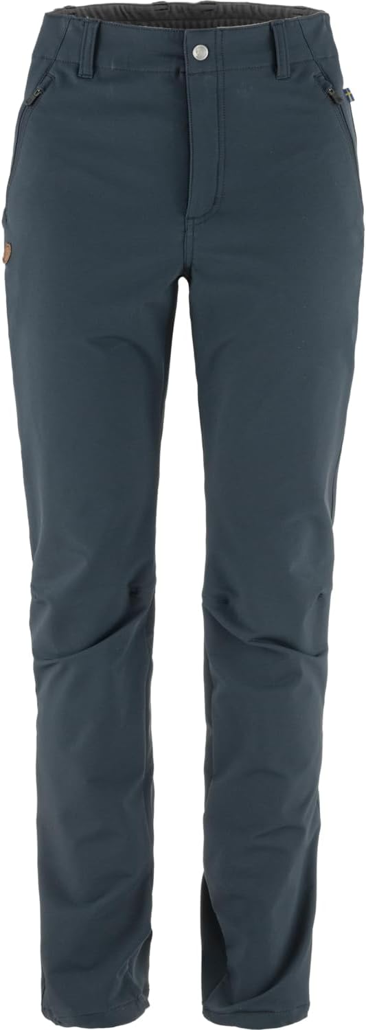 Fjallraven Abisko Winter Stretch Women's Shell Hiking Pants Dark Navy